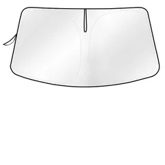 Cartist トヨタ プリウス 30系 フロントガラス サンシェード シェードカーテン マルチサンシェード Prius 2009.5～2016年 サンライン サンセット サンフィア 遮光シェード 日よけ 車種専用 UVカット カスタムパーツ インテリア  1