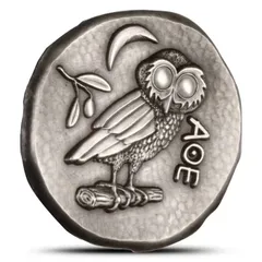 アテネ フクロウ銀貨 $5 1オンス銀貨 クック諸島 アンティーク