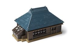 S025-2 トタン屋根農家 紺