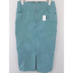 ◇ SOMETHING サムシング ロング タイト スカート サイズS ブルー レディース  【中古】 【1206170000126】のサムネイル