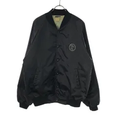 ダフィ 90s USA製 オールド ロゴ 刺繍 ブルゾン L ブラック Da Hui メンズ