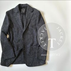 極美品 T-JACKET アンコン テーラードジャケット アルパカ イタリア製 極美品 T-JACKET イタリア製 テーラードジャケット アンコンジャケット