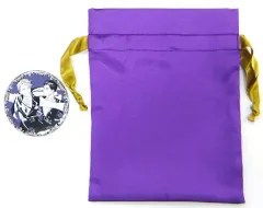 【中古】その他雑貨(キャラクター) 勇利＆ヴィクトル(パープル) 缶バッジミラー＆衣装生地巾着セット 「ユーリ!!! on ICE」 MAPPA SHOW CASEグッズ