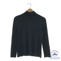 【訳アリ】 UNIQLO ユニクロ トップス カットソー ヒートテック ハイネック シンプル 長袖 レディース ブラック M 901-10106 送料無料 古着