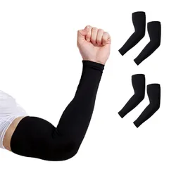 [XGIUINI] ４枚組 アームカバー メンズ 【-5°冷感】 UVカット 腕カバー 冷感 無地吸汗速乾 滑り止め UPF50+UV対策 日焼け止めカバー 夏用・ストレッチ・抗菌防臭 スポーツ 登山 野外活動 紫外線対策