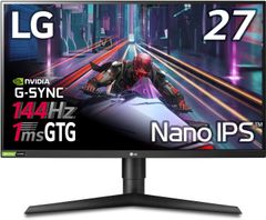 LG ゲーミングモニター UltraGear 27GL850-B 27インチ/WQHD(2560×1440)/Nano IPS/1ms(GtoG)/144Hz /G-SYNC Compatible/HDR対応/HDMI×2,DisplayPort