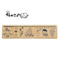 サンビー かょのこ スタンプセット りぼんとねこたん CLBS-kayo