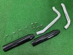 FXSB1580 マフラーヒートガード ハーレー 純正 中古 バイク 部品 ソフテイル ブレイクアウト ヒートシールド 割れ欠け無し iIのサムネイル