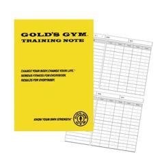 ゴールドジムトレーニングノート　3冊セット