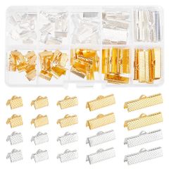 【新着商品】PandaHall ワニ口 金具 カシメ 約100個 5サイズ4色 ワニカン リボン留め 紐止め 留め金具 PH 8/10/13/20/25mm ゴールド シルバー 基礎パーツ クリップ ジュェリー用 アクセサリーパーツ 手芸用品 手作り素材