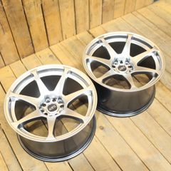 ドゥオール CST ZERO-1 HYPER ゼロワンハイパー 17インチ 9.5J+15 PCD114.3 ハイパーシルバー ホイール 2本 ドリ車 ドリフト マークII