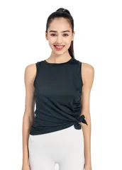 Cloudstop ヨガウェア タンクトップ トップス レディース 2way ヨガ フィットネス ノースリーブ シャツ 速乾 軽量ストレッチ スポーツウェア ジム トレーニング 体型カバー