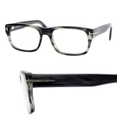 中古美品 1 TOM FORD トムフォード グレー メガネ/眼鏡 フレーム TF5253 020