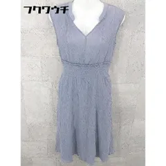 ◇ N. Natural Beauty Basic ウエストゴム ノースリーブ 膝下丈 ワンピース サイズM パープル レディース 【中古】 【1002801836276】