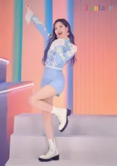 【中古】キャラカード ダヒョン(TWICE)/水色衣装・全身 ランダムトレーディングカード 「Fanfare」 リリース記念グッズ