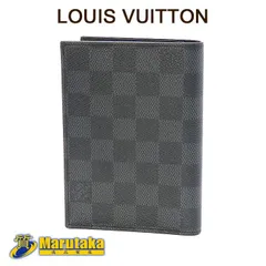 【ルイヴィトン】パスポートカバー クーヴェルテュール パスポールNM N64411 ICチップ ダミエグラフィット LOUIS VUITTON 中古 24k199 LV PASSPORT COVER CASE DAMIER GRAPHITE