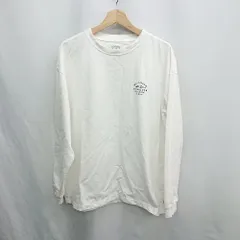 ◇ ⊇ BILLABONG ビラボン ロゴプリント 長袖 Tシャツ サイズL ホワイト系 メンズ E  【1412090044168】