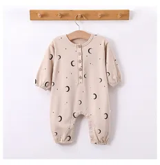 韓国 子供服 ベビー 月 ムーン ロンパース ルームウェア 男の子 女の子