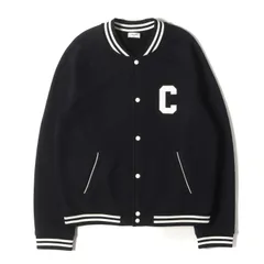美品 CELINE セリーヌ ジャケット サイズ:XL 22AW ロゴ 刺繍 スウェット スタジャン (COLLEGE TEDDY IN COTTON FLEECE 2Y29D345F.38AW) ブラック 黒 イタリア製 アウター ブルゾン【メンズ】のサムネイル