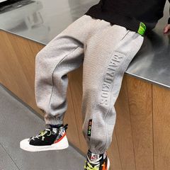 ロングパンツ 男の子 ワッフルパンツ 小学生 ロング丈 子供服 長ズボン キッズ カジュアルパンツ ファッション zhimeng01