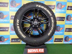 ハリアー　CX-5　17インチ　モンスタ　テレーングリッパー　225/65R17　7J-17　バルミナS5　中古セット　4本　MONSTA
