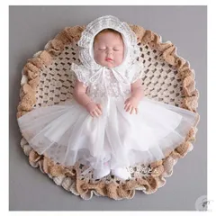 ベビードレス セレモニードレス 新生児 2セット ノースリーブ ベビードレス 新生児 ベビードレス 退院 女の子 ベビー ドレス 出産祝い JHkL233