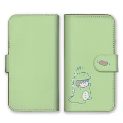 OPPO Reno7 A ケース 手帳型 オッポリノ7A スマホケース 携帯ケース 恐竜 怪獣 着ぐるみ 韓国 男の子 子ども かわいい パステル シンプル カラー02