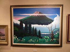 絵画　永田芳郎作　画題　晩秋の妙義山　F30号アクリルキャンバス画 絵画 アクリルキャンバス画 永田芳郎作 画題 晩秋の妙義山F30号