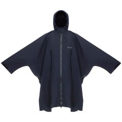 ストレッチレインポンチョ メンズ レディース 耐水圧20,000mm ネイビー VASTLAND（ヴァストランド）