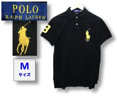 POLO by RALPH LAUREN ラルフローレン ビッグポニー 胸刺繍ロゴ 半袖鹿の子ポロシャツ カノコ 黒 メンズ Mサイズ(US：S)■管理番号L28836SSA250518-1K（198）