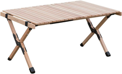 S'more(スモア) Woodi Roll Table キャンプ テーブル ウッドロールテーブル 木製 アウトドア テーブル 折りたたみ (90cm)