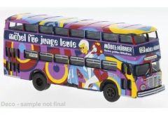 極美品・箱付き】ブリキ バス DOUBLE DECKER BUS MF 185 - メルカリ