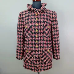 【美品】コージワタナベ スタイル カーディガン ジャケット L ネイビー 美品】コージワタナベ スタイル カーディガン ジャケット L