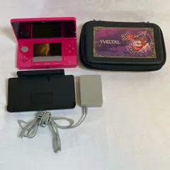 【動作確認済】Nintendo/3DS/CTR-001/ピンク/本体/ACアダプタ/充電スタンド/ケース付き/No.3448
