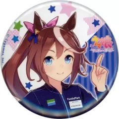 【中古】バッジ・ピンズ トウカイテイオー コラボ缶バッジ 「ウマ娘 プリティーダービー 1周年キャンペーン×ファミリーマート」