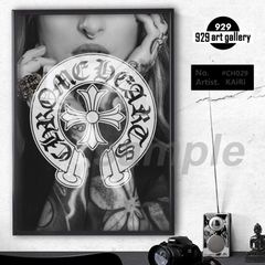 CHROME HEARTS type⭐︎オマージュアートインテリアポスター