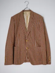 Paul Smithポールスミス メインライン ギンガムチェック コットンスプリングジャケット【L】【MJKA79665】