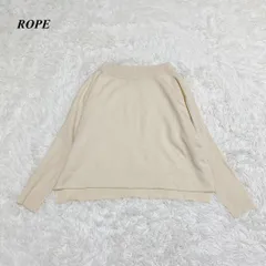 ROPE ロペ ボートネック ドルマンスリーブ 長袖ニット 38 M アイボリー