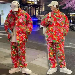 種類27：2XL/G：青パンツ メンズ ファッション 服 男性用 オシャレ シンプル 大人 かっこいい 大きいサイズ ストリート 紳士服 花 ジャケット スーツ 冬 綿 コート パンツ 