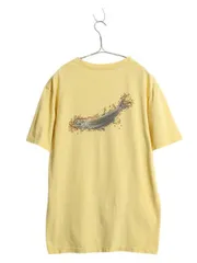 【お得なクーポン配布中!】 USA製 パタゴニア 両面 プリント 半袖 Tシャツ メンズ M アウトドア フィッシュ バックプリント グラフィック アート イラスト カットソー