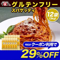 ✨クーポン適用で⇒6.305円✨🍝【小麦粉・添加物不使用】有機 グルテンフリー ・ スパゲッティ 大容量（250g×12袋）🌽　 とうもろこし 米粉 有機米 パスタ 腸活 アレルギー エシカル フェアトレード 有機JAS認証 EUオーガニック認証【甲羅組】