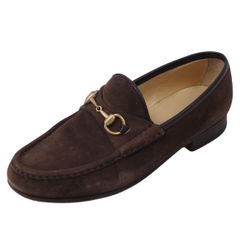 Vintage グッチ GUCCI ローファー モカシン ホースビット スウェー