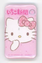 【中古】バッジ・ビンズ ハローキティ(ピンク/フェイス) 「サンリオキャラクターズ 缶バッジ2コセット いちご新聞 B」