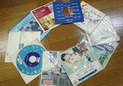 ミニレコード盤　１０枚セット
