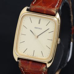 SEIKO セイコー メンズ クォーツ腕時計 5P31-5180 稼働品 和紙目