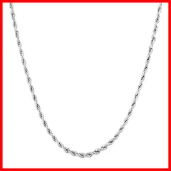 【人気商品】【在庫処分】【特価商品】【在庫セール】【特別セール】KRKC&CO フレンチロープチェーン 幅2.5/4/6mm メンズ チェーンネックレス ステンレス 金メッキ ネックレスチェーンのみ ハワイアンジュエリー シンプル 男女兼用 アクセサリー 46