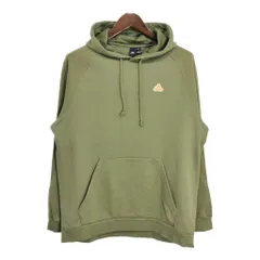adidas アディダス スウェット パーカー スポーツ ワンポイントロゴ カーキ (メンズ L) 中古 古着 T3327