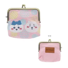 ちいかわ＆ハチワレ　サンスター文具 ちいかわポーチ　畳刺繍がま口ミニポーチ　がま口財布　4901770736235　ナガノ　chiikawa　吉伊卡哇