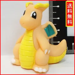 ポケモン キッズ【カイリュー】ソフビ指人形フィギュア◆ポケットモンスター初期3バンダイBANDAI【中古・本体のみ】送料込