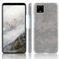 Google Pixel 4XL ケース ピクセル4xl  レザー ハード ケース 【Color】 グレーのサムネイル